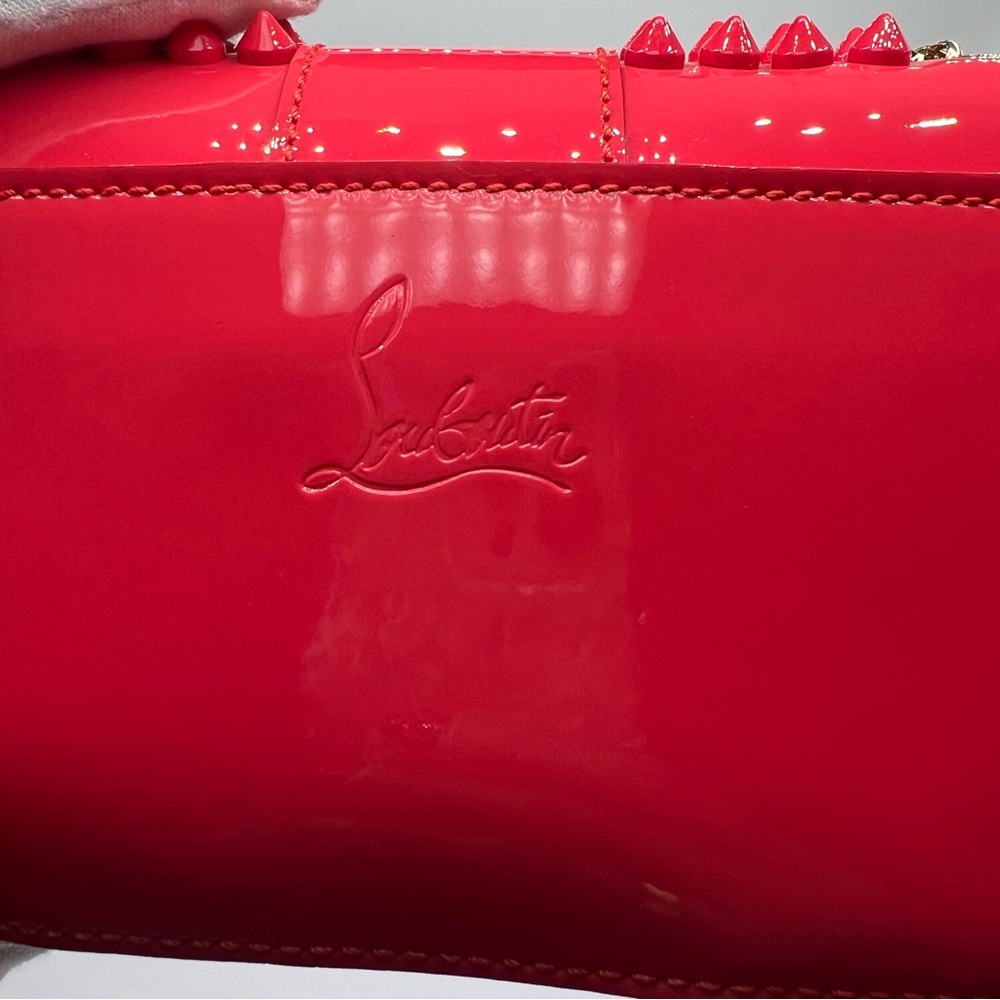 Christian Louboutin Mini Sweet Charity Crossbody Bag with Studded Spikes - EUC - Picture 9 of 15